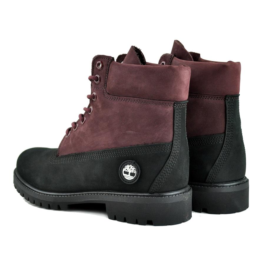 Timberland ワークブーツ ブラック/グリーン イエローブーツ [ポイント10倍] ティンバーランド 6インチ プレミアム