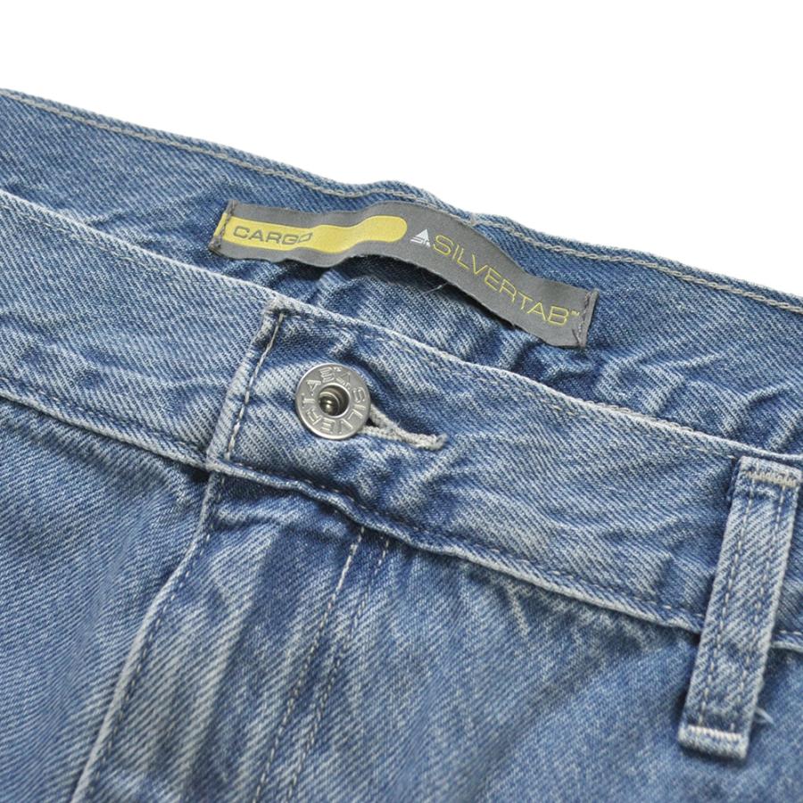 Levi's（リーバイス） シルバータブ ルーズ クロップド デニム カーゴ