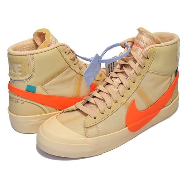 ナイキ ブレザーミッド オフホワイト THE 10 : NIKE BLAZER MID OFF-WHITE canvas/total orange スニーカー THE TEN ブレザー トータルオレンジ｜ltd-online｜02