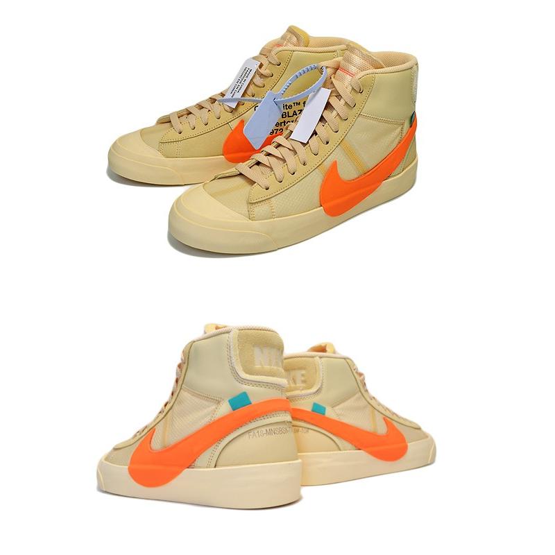 ナイキ ブレザーミッド オフホワイト THE 10 : NIKE BLAZER MID OFF-WHITE canvas/total orange スニーカー THE TEN ブレザー トータルオレンジ｜ltd-online｜03