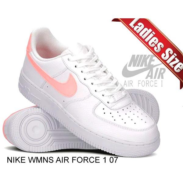 NIKE ナイキ AIR FORCE 1 エアフォース1 ピンク ホワイト 24 NIKE（ナイキ） ウィメンズ エアフォース 1 07 NIKE WMNS AIR FORCE 1