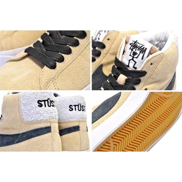 NIKE SB ZOOM BLAZER MID QS STUSSY midwest gold/blk LANCE NIKE SB ZOOM BLAZER MID QS STUSSY midwest gold/blk LANCE