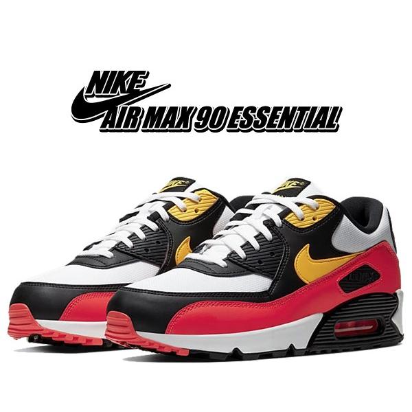 年最新海外 ナイキ エアマックス 90 エッセンシャル Nike Air Max 90 Essential White Chrome Yellow Black スニーカー Am90 ブラック イエロー レッド Mustard And Ketchup 売り切れ必至 Mdtu Nw Gov Lk