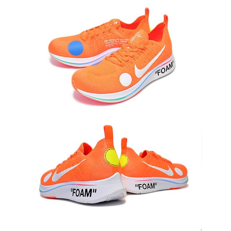 NIKE × OFF-WHITE / ZOOM FLY MERCURIAL FK/OW/ローカットスニーカー/26cm/ORN/A02115-800 NIKE（ナイキ） ズーム フライ マーキュリアル オフホワイト NIKE ZOOM