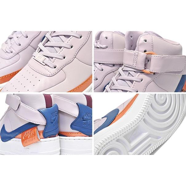 ナイキ ウィメンズ エアフォース1 ハイ ジェスター NIKE WMNS AF1 JESTER HI XX violet ash/blue force スニーカー レディース バイオレット ブルー｜ltd-online｜04