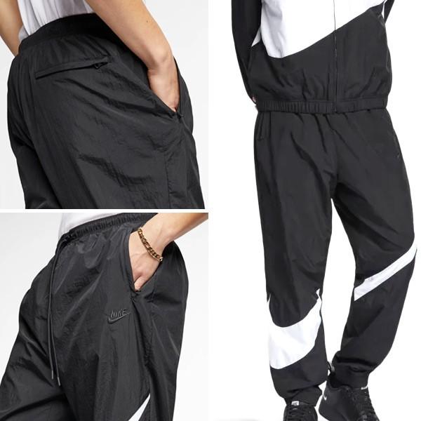 ナイキ ビッグスウォッシュ ウーブンパンツ NIKE NSW BIG SHOOSH WOVEN PANTS black/white  ar9895-010 ナイロンパンツ ブラック