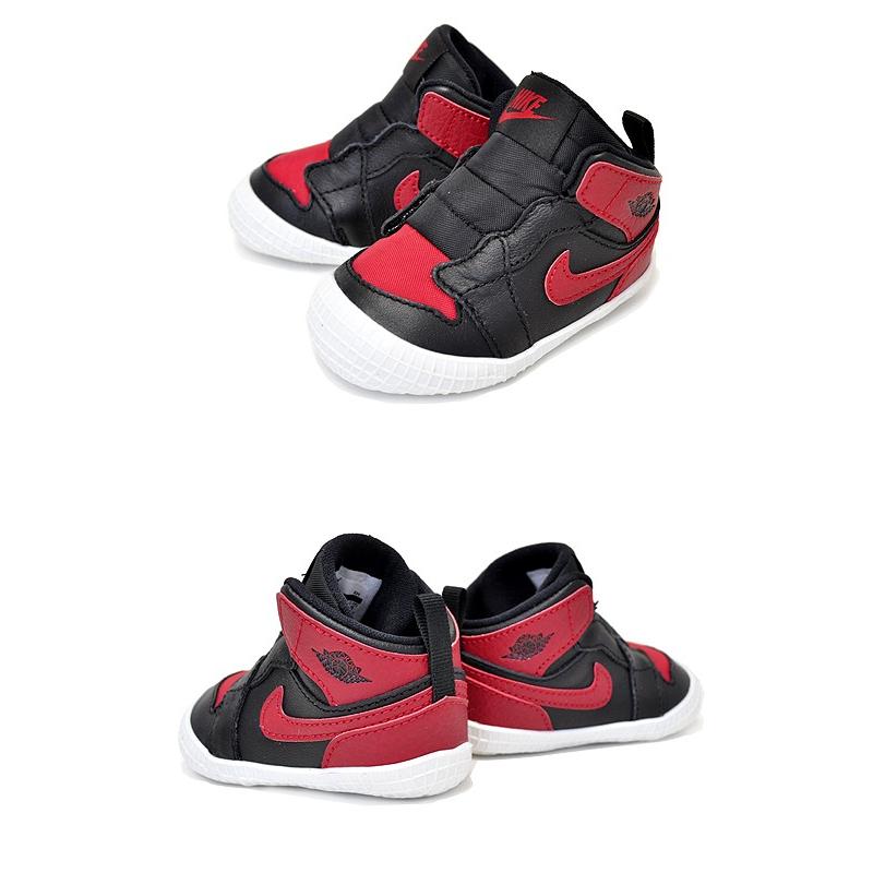 NIKE（ナイキ） ジョーダン 1 キッズ NIKE JORDAN 1 CRIB BOOTIE black