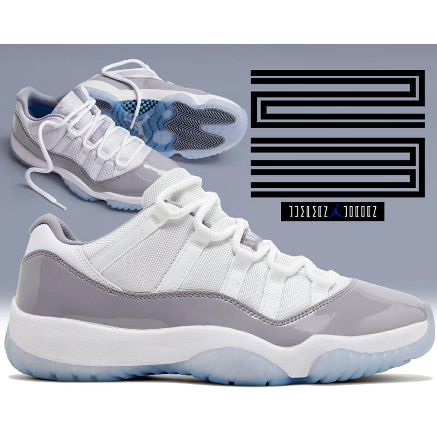 ナイキ エアジョーダン 11 レトロ ロー NIKE AIR JORDAN 11 RETRO LOW white/university blue COOL GREY av2187-140 クールグレー AJXI NIKE（ナイキ） エアジョーダン 11 レトロ ロー NIKE AIR JORDAN 11