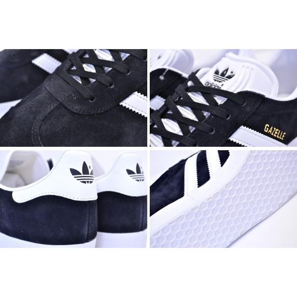 adidas Originals アディダス ガゼル GAZELLE CBLACK/WHITE/GOLDMT