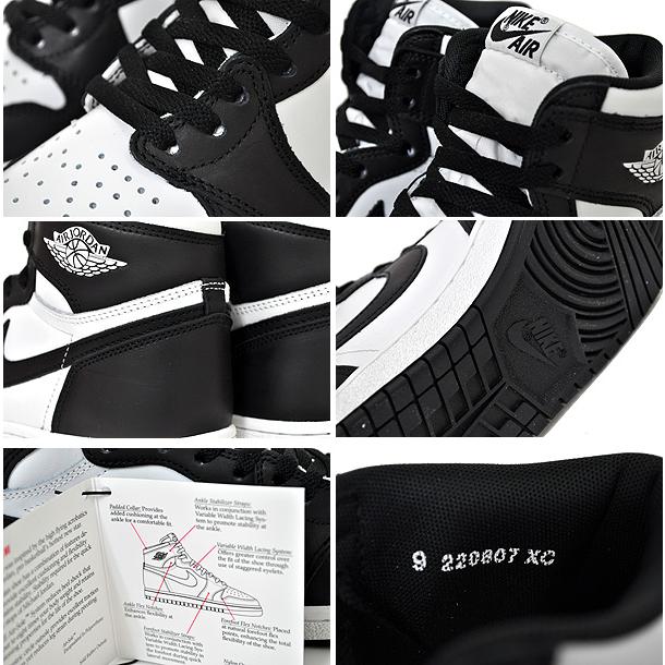 ナイキ エアジョーダン 1 ハイ 85 NIKE AIR JORDAN 1 HI 85 black/summit white bq4422-001 AJ1 HIGH 1985 スニーカー ブラック ホワイト｜ltd-online｜04