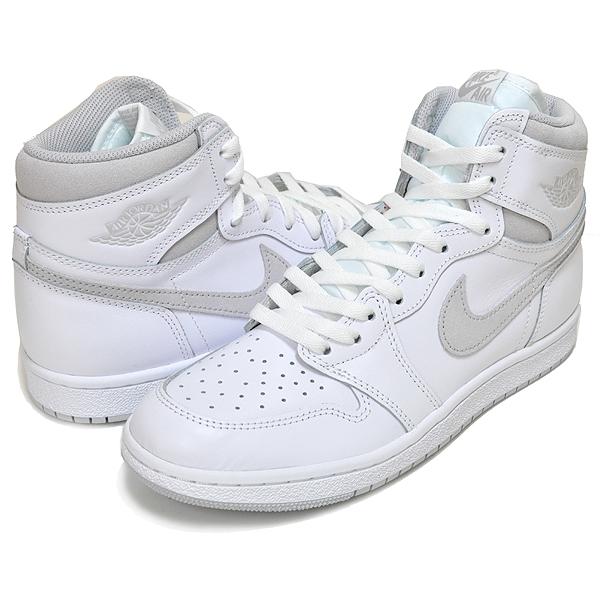 ナイキ エアジョーダン 1 ハイ 85 NIKE AIR JORDAN 1 HI 85 white/neutral grey bq4422-100 AJ1 HIGH 1985 ニュートラルグレー スニーカー｜ltd-online｜02