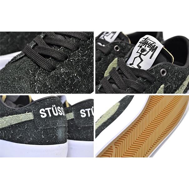 NIKE（ナイキ） NIKE SB ZOOM BLAZER LOW QS STUSSY blk/p.grn KEVIN
