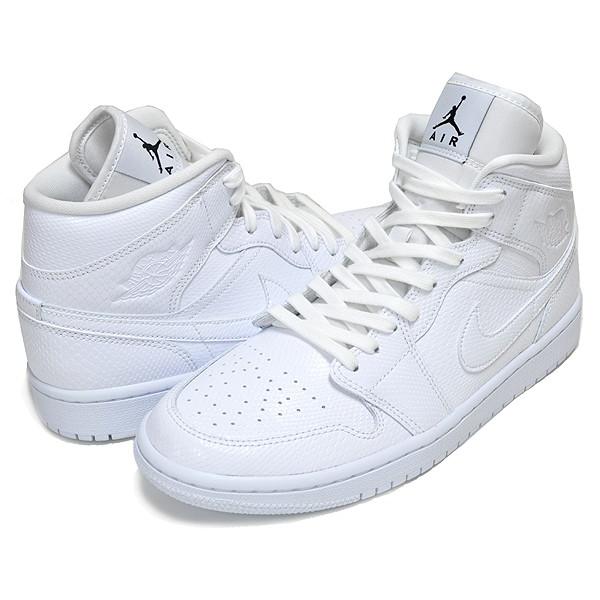 ナイキ ウィメンズ エアジョーダン 1 ミッド NIKE WMNS AIR JORDAN 1 MID white/white bq6472-110 スニーカー AJ1 レディース メンズ ホワイト｜ltd-online｜02