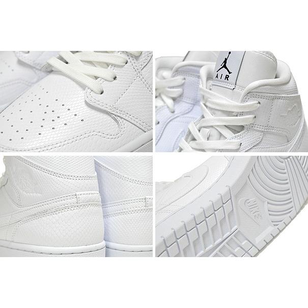 ナイキ ウィメンズ エアジョーダン 1 ミッド NIKE WMNS AIR JORDAN 1 MID white/white bq6472-110 スニーカー AJ1 レディース メンズ ホワイト｜ltd-online｜04