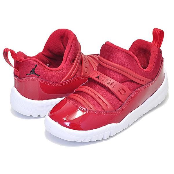 22cm 白 赤 ジョーダン 11 レトロ リトル フレックス スリッポン Jordan ナイキ ジョーダン 11 リトル フレックス TD NIKE JORDAN RETRO