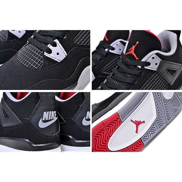 Jordan ナイキ ジョーダン 4 BRED PS NIKE JORDAN RETRO(PS) black 