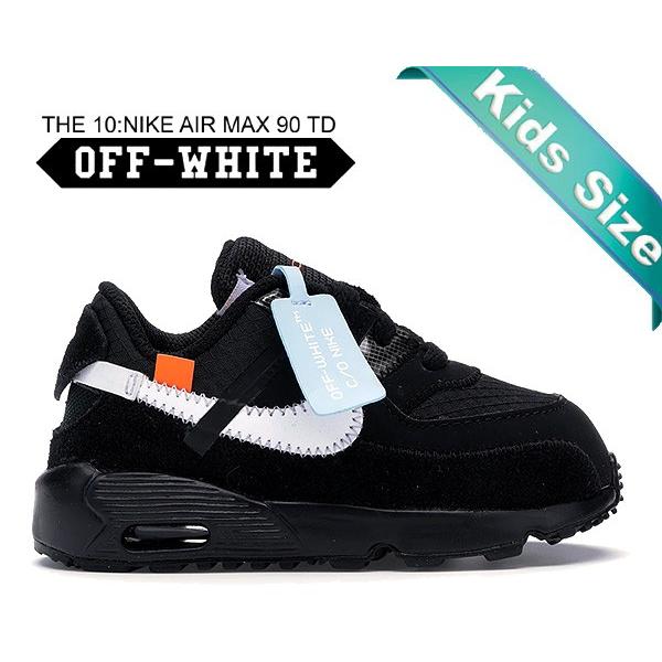 NIKE（ナイキ） オフホワイト エアマックス 90 トドラー THE 10:NIKE