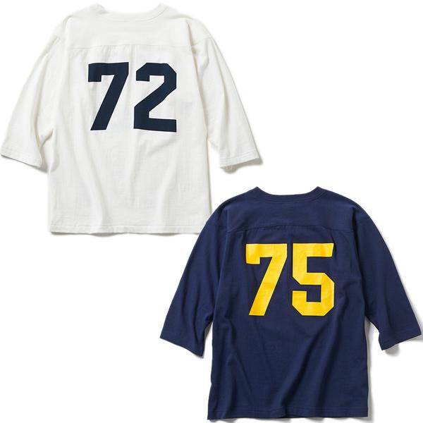チャンピオン　トゥルートゥーアーカイブス　フットボールシャツ Champion（チャンピオン） トゥルートゥーアーカイブス 3/4スリーブ