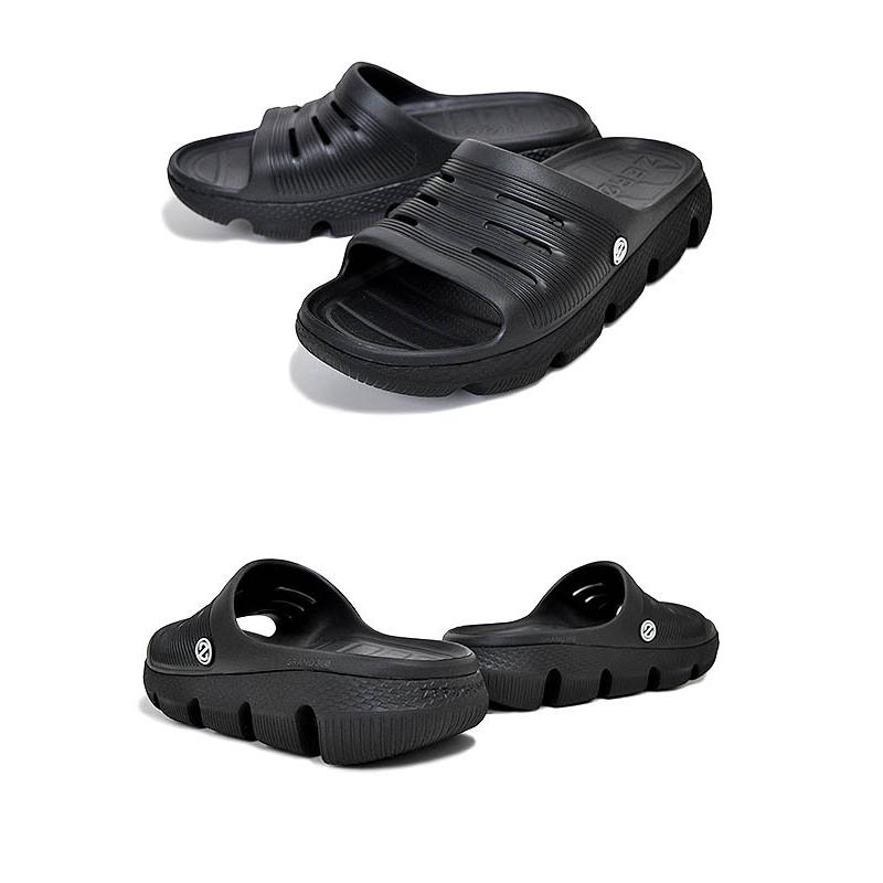 コールハーン 4.ゼログランド オールデイスライド COLE HAAN ZEROGRAND 4ZG ALL DAY SLIDE SANDAL BLACK/BLACK c34391 メンズ サンダル ブラック 軽量 高反発｜ltd-online｜03