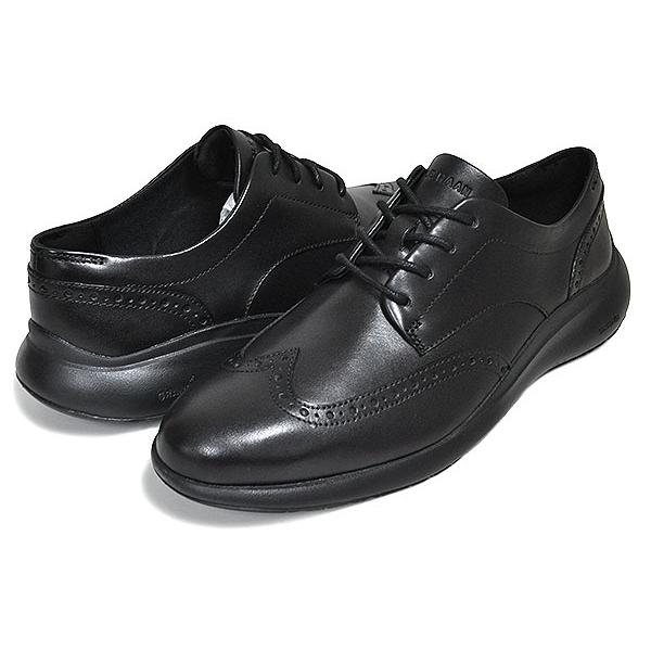 コールハーン グランド トロイ ウイングチップ オックスフォード シューズ COLE HAAN GRAND TROY WINGTIP OXFORD BLACK c35813 ブラック ビジネス 外羽根｜ltd-online｜02