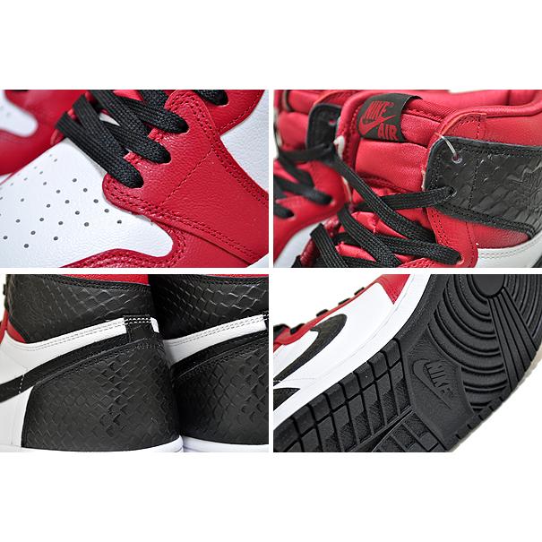 ナイキ ウィメンズ エアジョーダン 1 ハイ NIKE WMNS AIR JORDAN 1 HI OG SATIN SNAKE gym red/black-white cd0461-601 スニーカー サテン スネーク ジムレッド｜ltd-online｜04