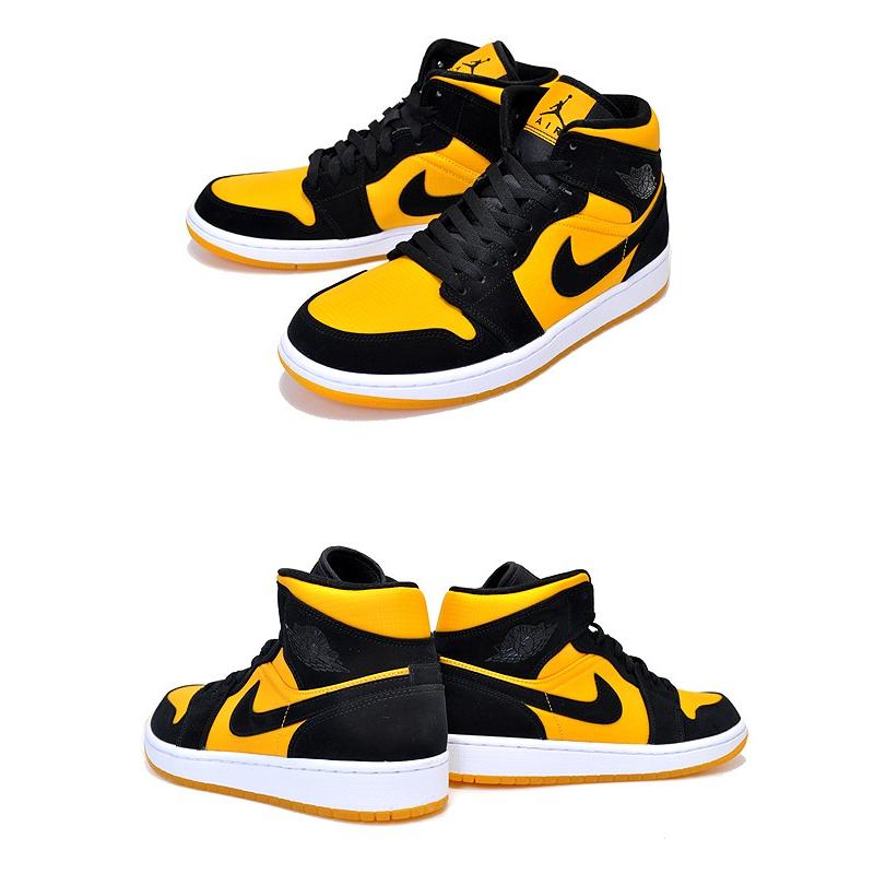 ナイキ エアジョーダン 1 ミッド SE GC NIKE AIR JORDAN 1 MID SE GC black/black-university gold cd6759-007 スニーカー ユニバーシティゴールド AJ1 Yellow｜ltd-online｜03