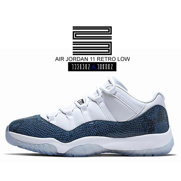 ナイキ エアジョーダン 11 ロー NIKE AIR JORDAN 11 RETRO LOW LE SNAKE white/black-navy cd6846-102 スニーカー AJXI スネーク｜ltd-online