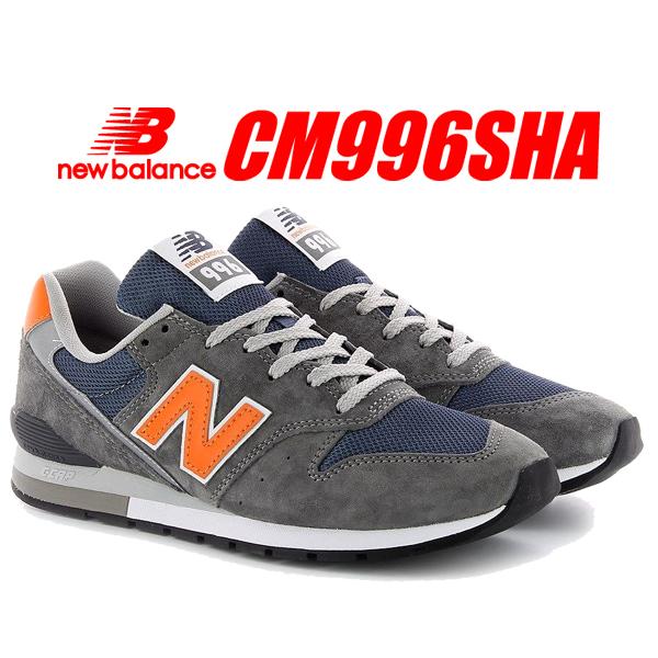 未使用⭐︎New Balance 996 スニーカー ネイビー オレンジ　20cm 996シリーズ ニューバランス 996 NEW BALANCE CM996SHA width D