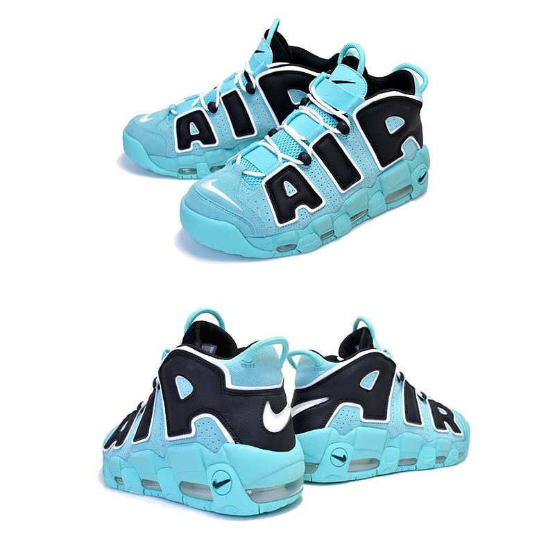 ナイキ エア モアアップテンポ 96 NIKE AIR MORE UPTEMPO 96 QS DIAMOND light aqua/black-white モアテン スニーカー ライトアクア ティファニー TIFFANY｜ltd-online｜03