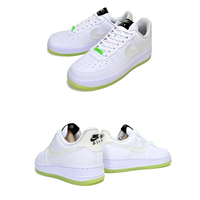 ナイキ ウィメンズ エアフォース 1 07 ラックス NIKE WMNS AIR FORCE 1 07 LX HAVE A NIKE DAY white/barely volt-black ct3228-100 蓄光 グローインザダーク｜ltd-online｜03