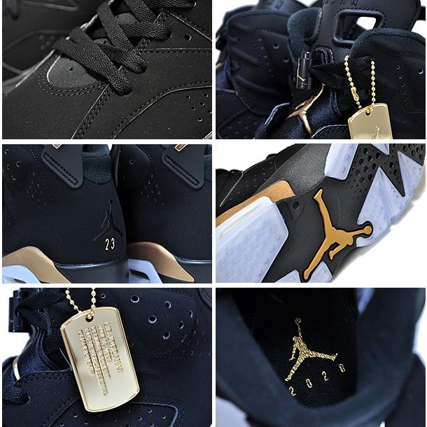 ナイキ エアジョーダン 6 NIKE AIR JORDAN 6 RETRO DMP black/metallic  