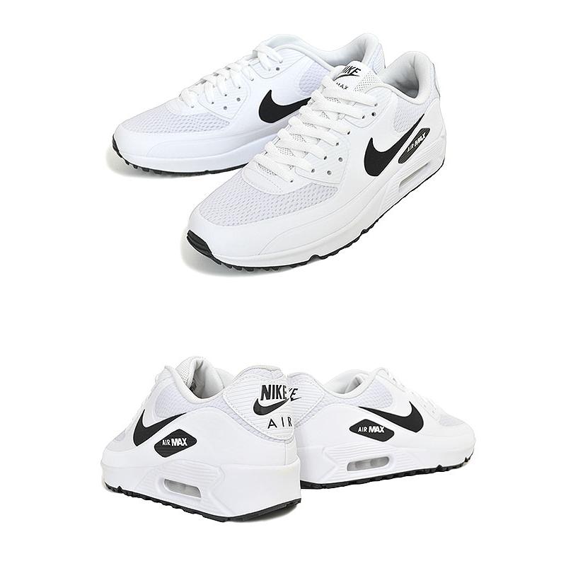 ナイキ エアマックス 90 ゴルフ NIKE AIR MAX 90 GOLF white/black cu9978-101 ゴルフシューズ ホワイト ブラック スニーカー スパイクレス｜ltd-online｜03