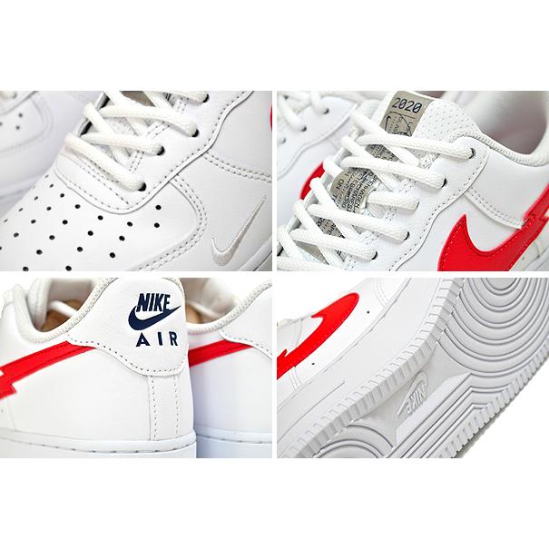 【新品23.5cm】NIKE｜エアフォース１’07 NN｜ホワイト/レッド 新品23 5cm】NIKE｜W AIR FORCES 1 '07｜エアフォース1｜ホワイト