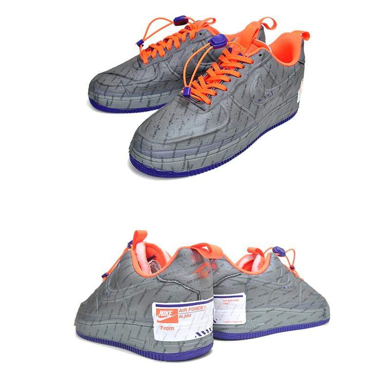NIKE（ナイキ） エア フォース 1 エクスぺリメンタル NIKE AIR FORCE 1 EXPERIMENTAL lt smoke ...