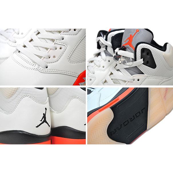 ナイキ エアジョーダン 5 レトロ NIKE AIR JORDAN 5 RETRO SHATTERED BACKBOARD sail/orange blaze dc1060-100 オレンジブレイズ AJV シャッタード バックボード｜ltd-online｜04