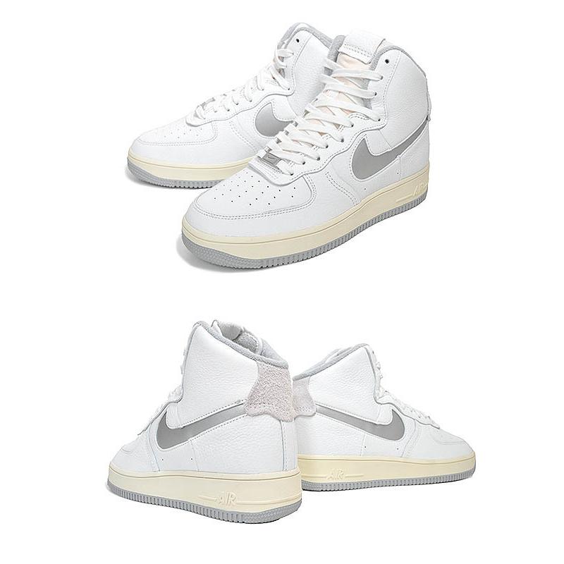 ナイキ ウィメンズ エアフォース 1 スカルプト NIKE WMNS AIR FORCE 1 SCULPT summit white/silver dc3590-101 シルバー スニーカー ハイカット｜ltd-online｜03