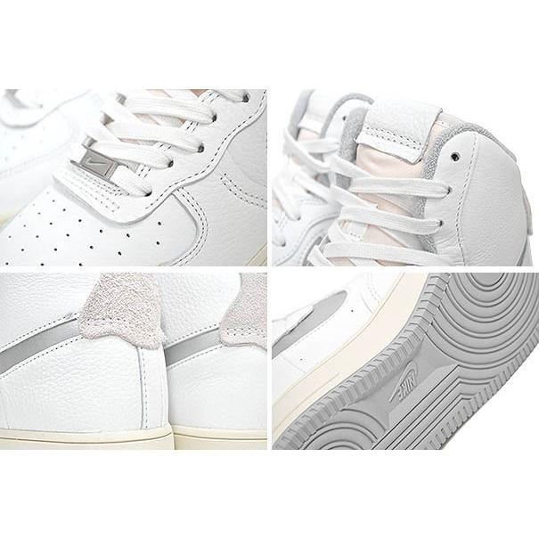 ナイキ ウィメンズ エアフォース 1 スカルプト NIKE WMNS AIR FORCE 1 SCULPT summit white/silver dc3590-101 シルバー スニーカー ハイカット｜ltd-online｜04