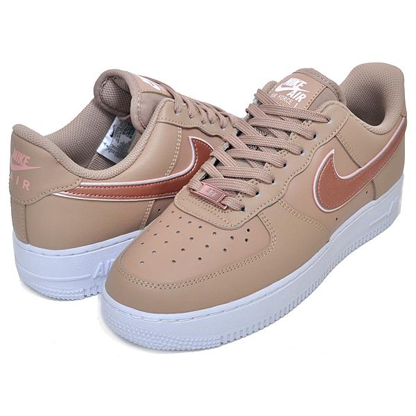 ナイキ ウィメンズ エアフォース 1 07 エッセンシャル NIKE WMNS AIRFORCE 1 07 ESS hemp/mtlc rose gold dd1523-200 レディース AF1 メタリック ローズゴールド｜ltd-online｜02