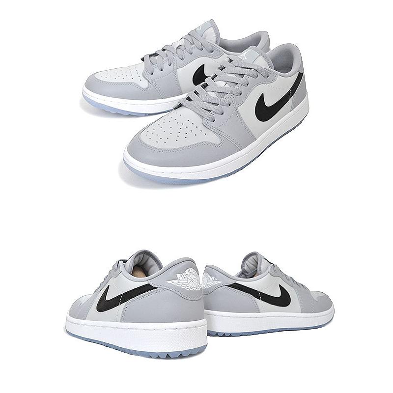 ナイキ エアジョーダン 1 ロー ゴルフ NIKE AIR JORDAN 1 LOW GOLF WOLF GREY wolf grey/blk-photon dust dd9315-002 ゴルフシューズ ウルフグレー スパイクレス｜ltd-online｜03