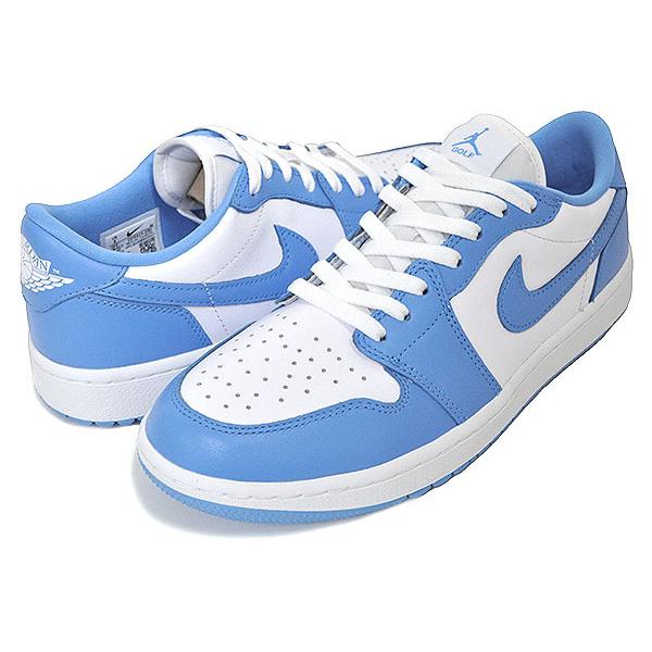 ナイキ エアジョーダン 1 ロー ゴルフ NIKE AIR JORDAN 1 LOW GOLF UNC white/university blue dd9315-100 シューズ AJ1 ノースカロライナ スパイクレス｜ltd-online｜02