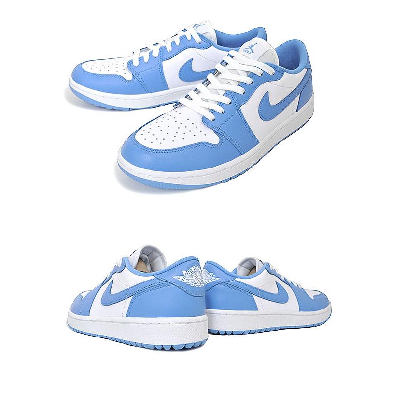 ナイキ エアジョーダン 1 ロー ゴルフ NIKE AIR JORDAN 1 LOW GOLF UNC white/university blue  dd9315-100 シューズ AJ1 ノースカロライナ スパイクレス