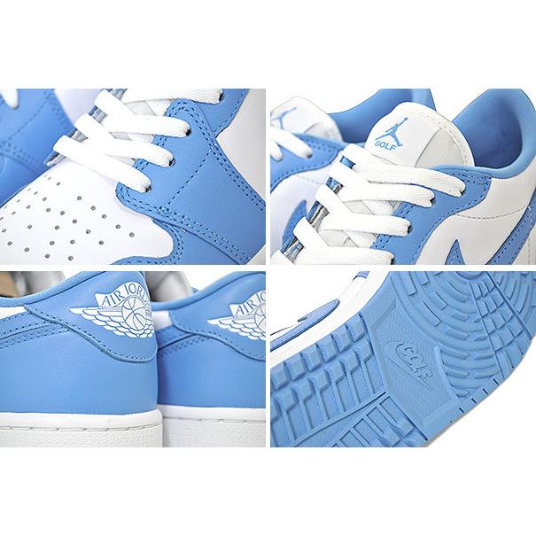 ナイキ エアジョーダン 1 ロー ゴルフ NIKE AIR JORDAN 1 LOW GOLF UNC white/university blue dd9315-100 シューズ AJ1 ノースカロライナ スパイクレス｜ltd-online｜04