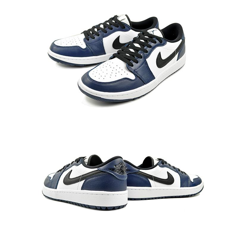 ナイキ エアジョーダン 1 ロー ゴルフ NIKE AIR JORDAN 1 LOW GOLF white/black-midnight navy  dd9315-104 スニーカー ゴルフシューズ ミッドナイトネイビー