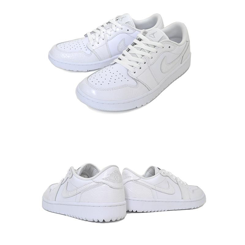 ナイキ エアジョーダン 1 ロー ゴルフ NIKE AIR JORDAN 1 LOW GOLF white/wht-pure platinum dd9315-110 ホワイト クロコ AJ1 LO スパイクレス｜ltd-online｜03