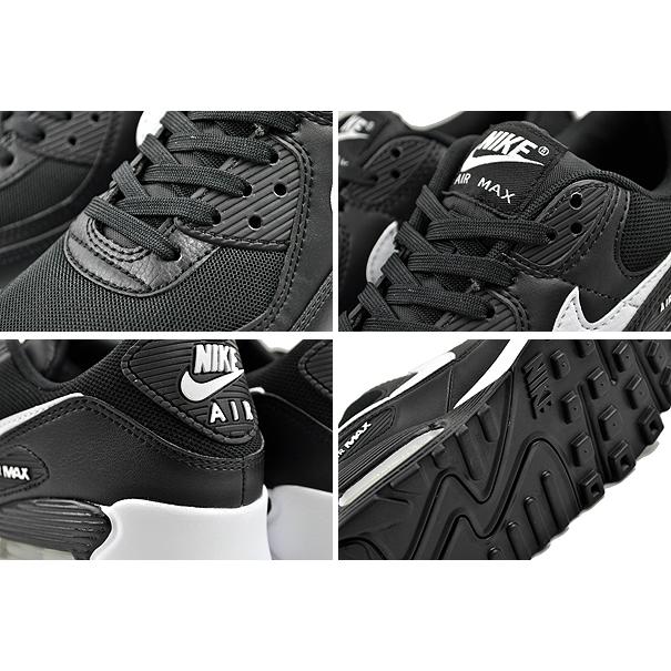 ナイキ ウィメンズ エアマックス 90 NIKE WMNS AIR MAX 90 black/white-blk dh8010-002 レディース スニーカー AM90 ブラック ホワイト サステナブル｜ltd-online｜04