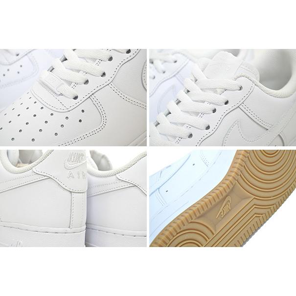 ナイキ エアフォース 1 '07 NIKE AIR FORCE 1 07 white/wht-gum light brown dj2739-100 ホワイト ガム ライトブラウン AF1 白 メンズ エア フォース ワン ロー｜ltd-online｜04