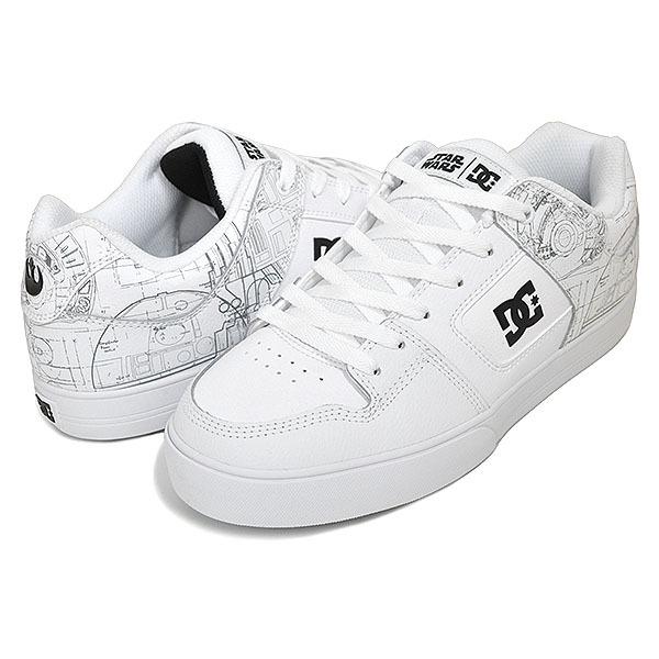 ディーシーシューズ × スターウォーズ ピュア DC SHOES STAR WARS PURE WHITE/BLACK/BLUE dm222108-xwkb ADYS400084 スニーカー ホワイト ブラック｜ltd-online｜02