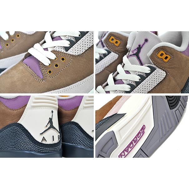 ナイキ エアジョーダン 3 レトロ SE NIKE AIR JORDAN 3 RETRO SE archaeo brown/dk smoke grey dr8869-200 スニーカー AJIII アーケオ ブラウン ダーク スモーク｜ltd-online｜04