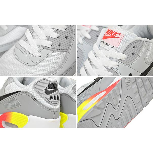 ナイキ エアマックス 90 ガールズ NIKE AIR MAX 90 GS wolf grey/black-bright crimson dr8924-001 GRADIENT CASSETTE レディース グレー ブライトクリムゾン｜ltd-online｜04