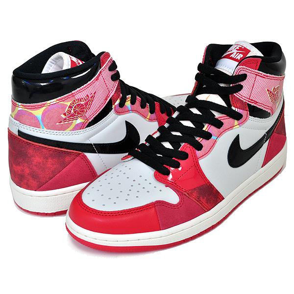 ナイキ エアジョーダン 1 レトロ ハイ NIKE AIR JORDAN 1 RETRO HIGH OG SPIDER-MAN university red/black dv1748-601 Across the Spider-Verse スパイダーマン｜ltd-online｜02